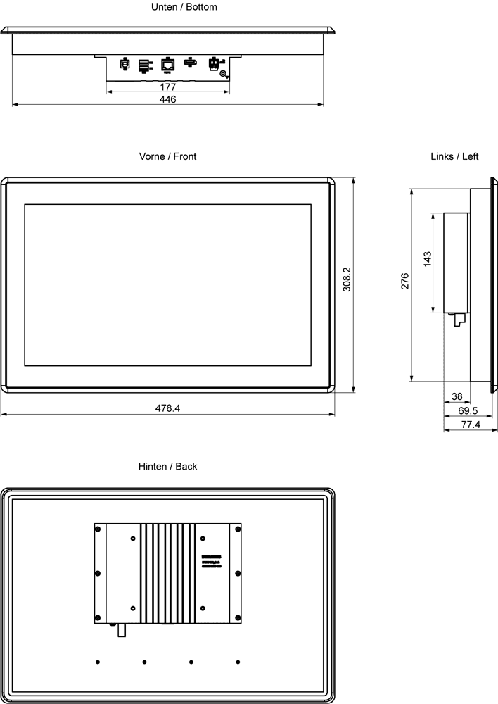 SIMATIC IFP 1900 V2 ext. hygienic - Image 2