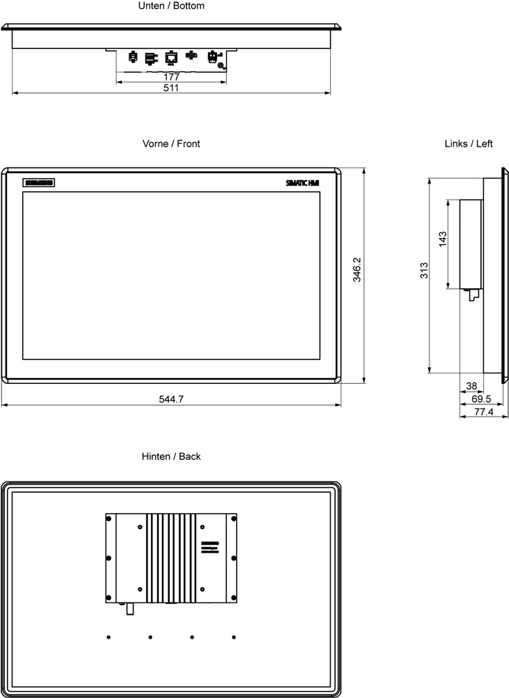 SIMATIC IFP 2200 V2 ext. hygienic - Image 2