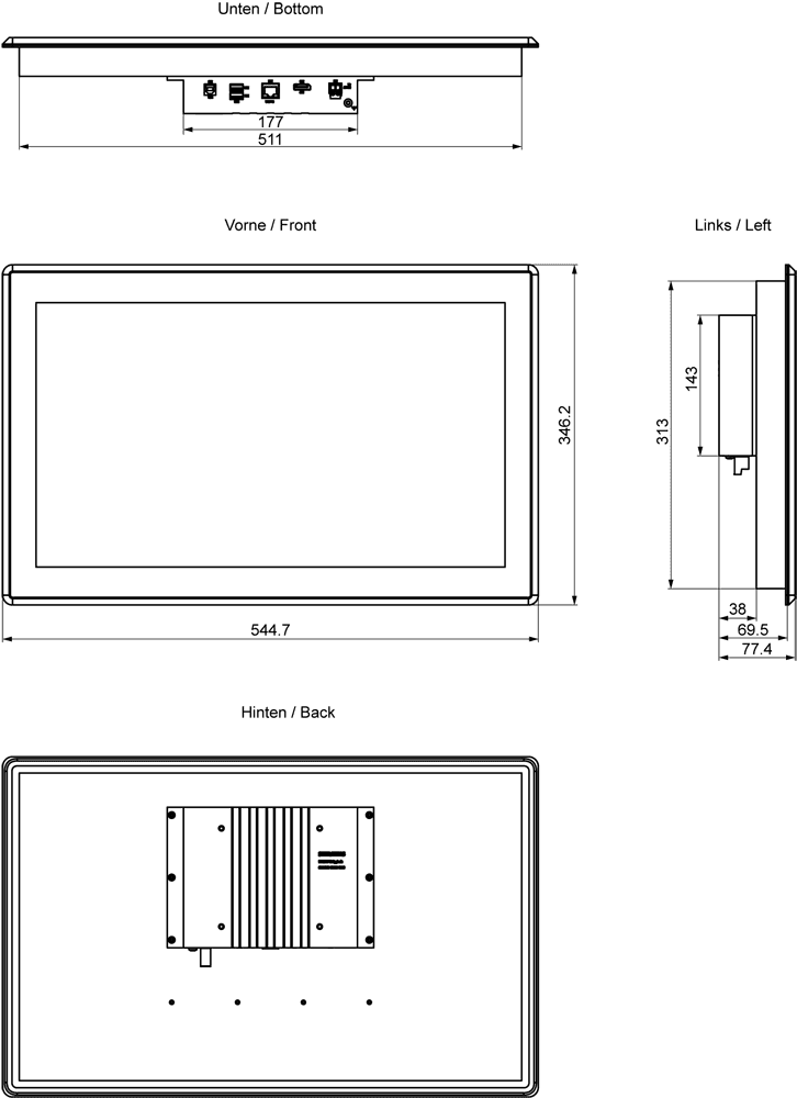 SIMATIC IFP 2200 V2 ext. hygienic - Image 2