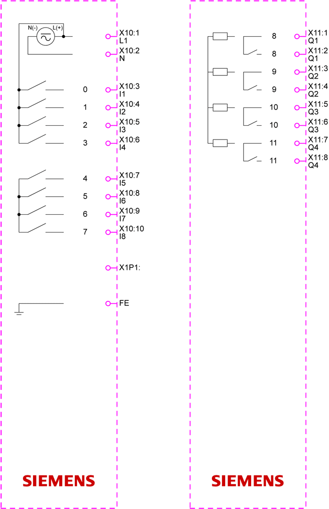 SIPLUS LOGO! 230RCEO based on 6ED1052-2FB08-0BA2 with conformal coating -40...+70 °C startup -25 °C . logic module power supply / I/O: 115 V/230 V/relay 8 DI/4 DO - Image 4