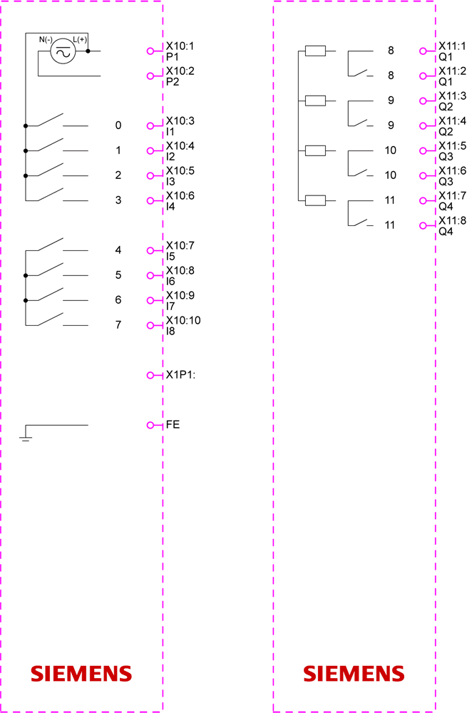 SIPLUS LOGO! 24RCEO (AC) based on 6ED1052-2HB08-0BA2 with conformal coating -40...+70 °C startup -25 °C . logic module power supply / I/O: DC 24 V DC/24 V AC/relay - Image 4