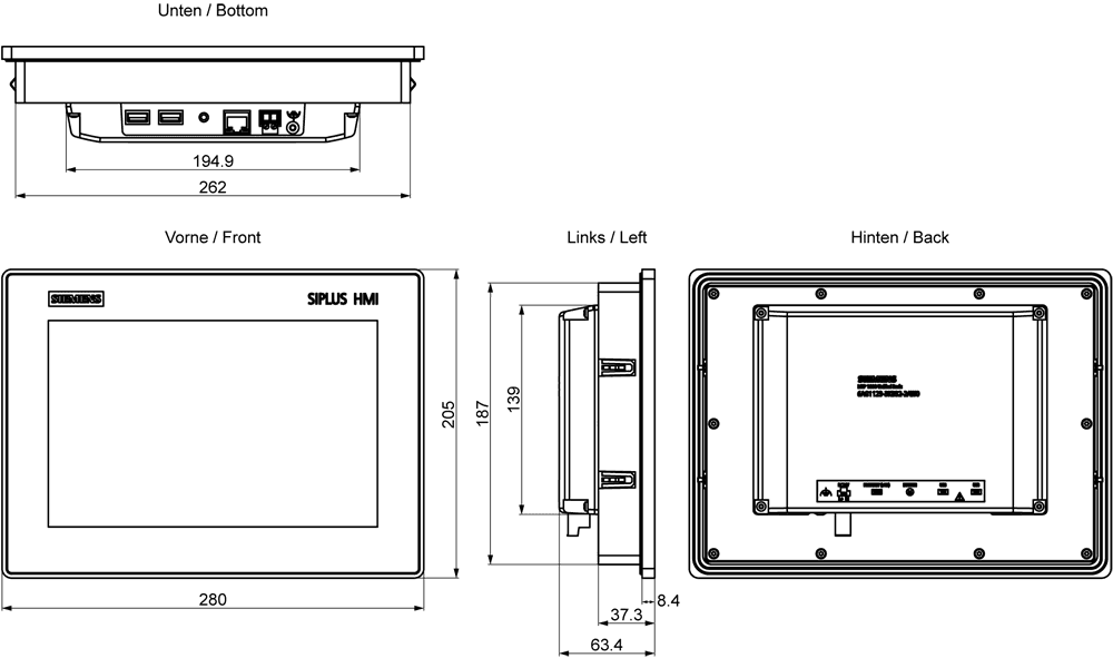 SIPLUS HMI MTP1000 - Image 2