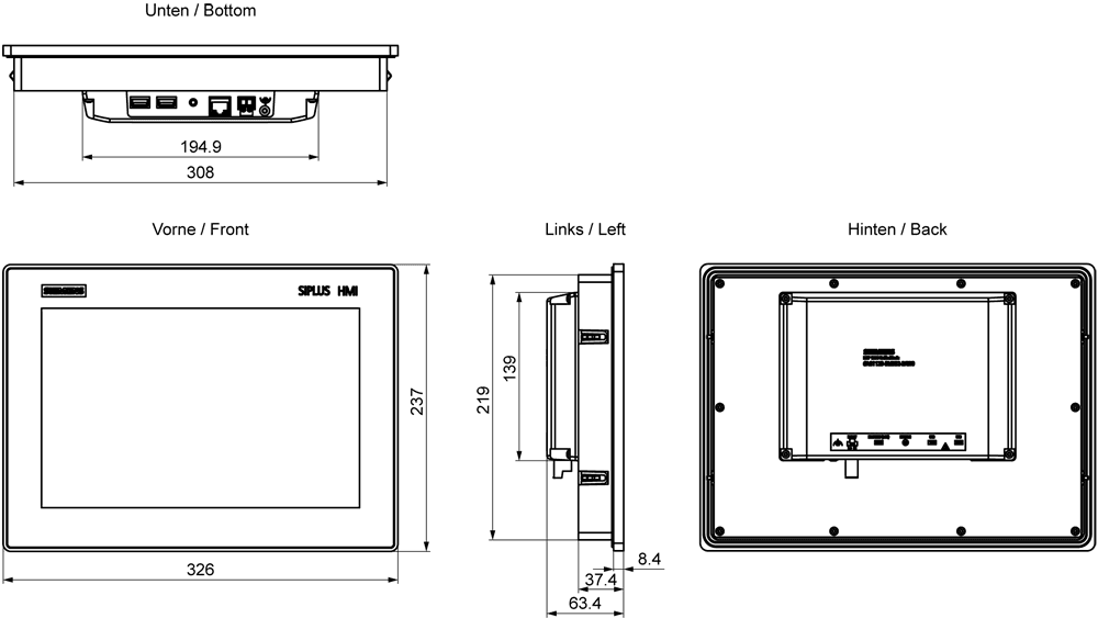 SIPLUS HMI MTP1200 - Image 2