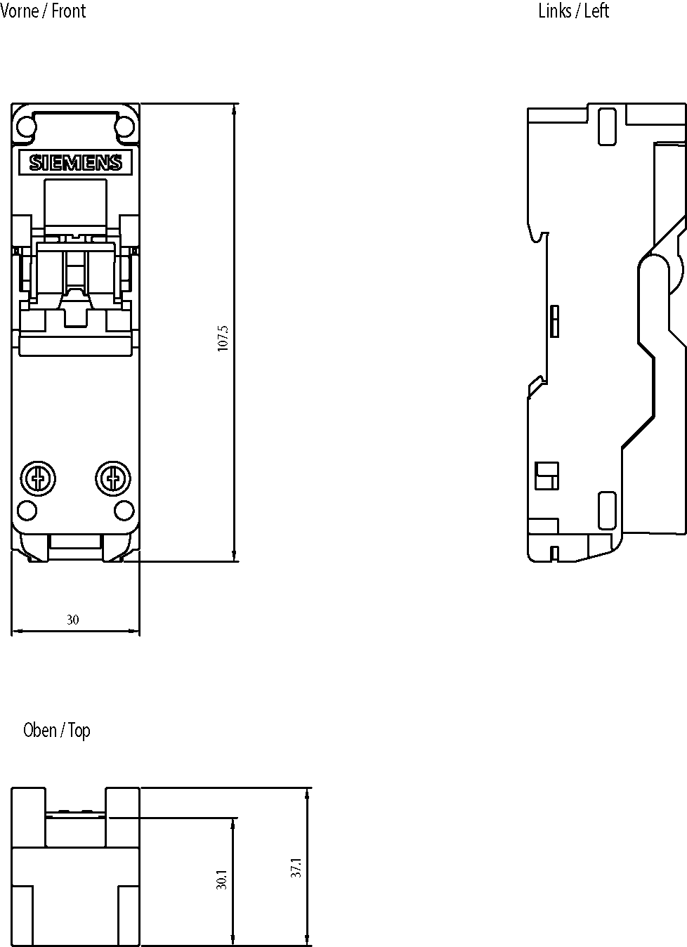 IE FC outlet RJ45 FastConnect outlet RJ45 for connection of IE FC cables and TP cord patch cables. - Image 2