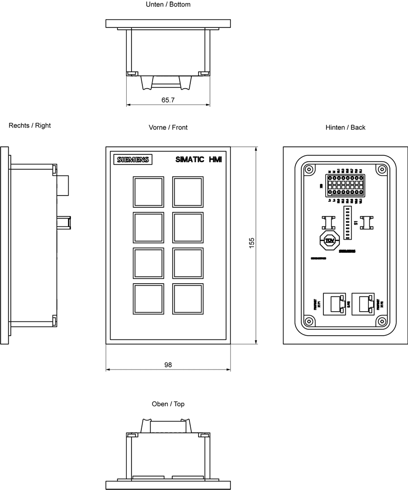 SIMATIC HMI KP8F PN - Image 2