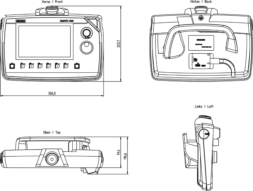 SIMATIC HMI KTP700F Mobile HW/OR - Image 2