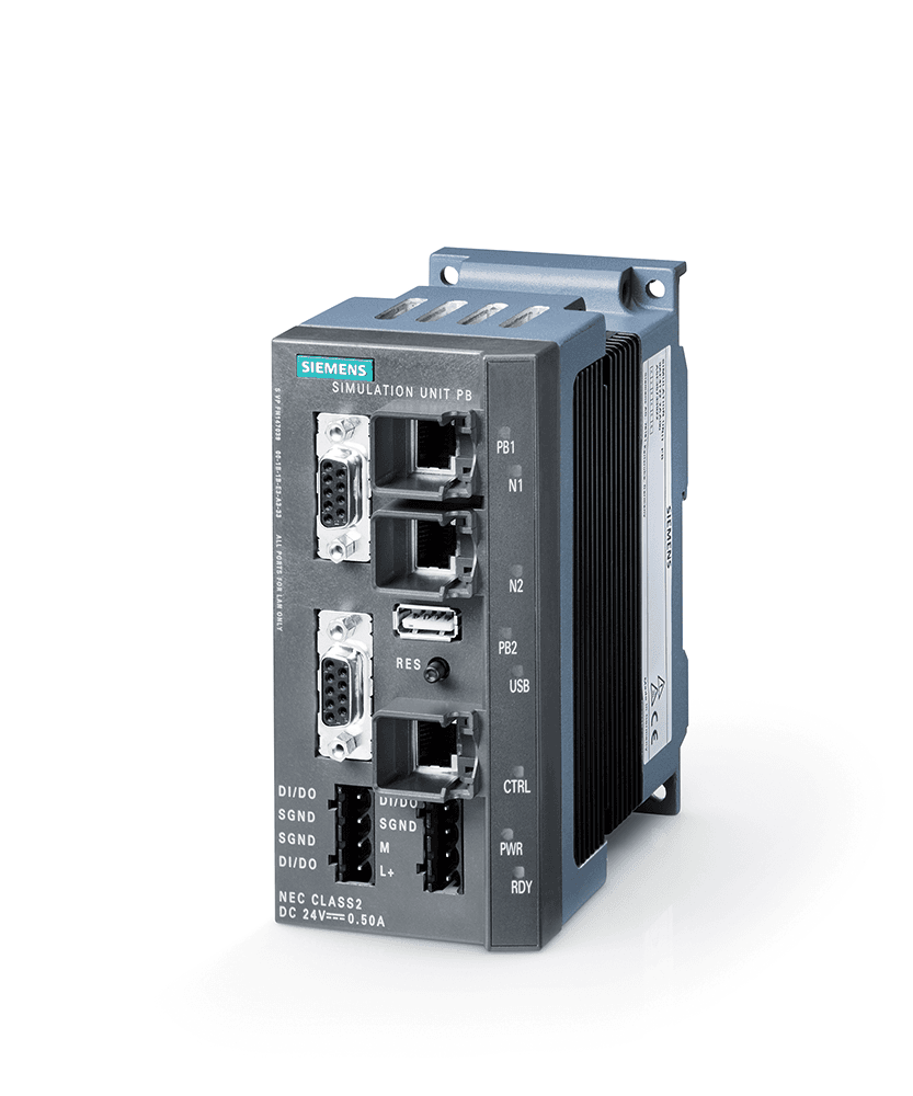 SIMIT Unit PB 2 channels for 2 field buses with 125 PROFIBUS Slaves each incl. simulation FW by Siemens