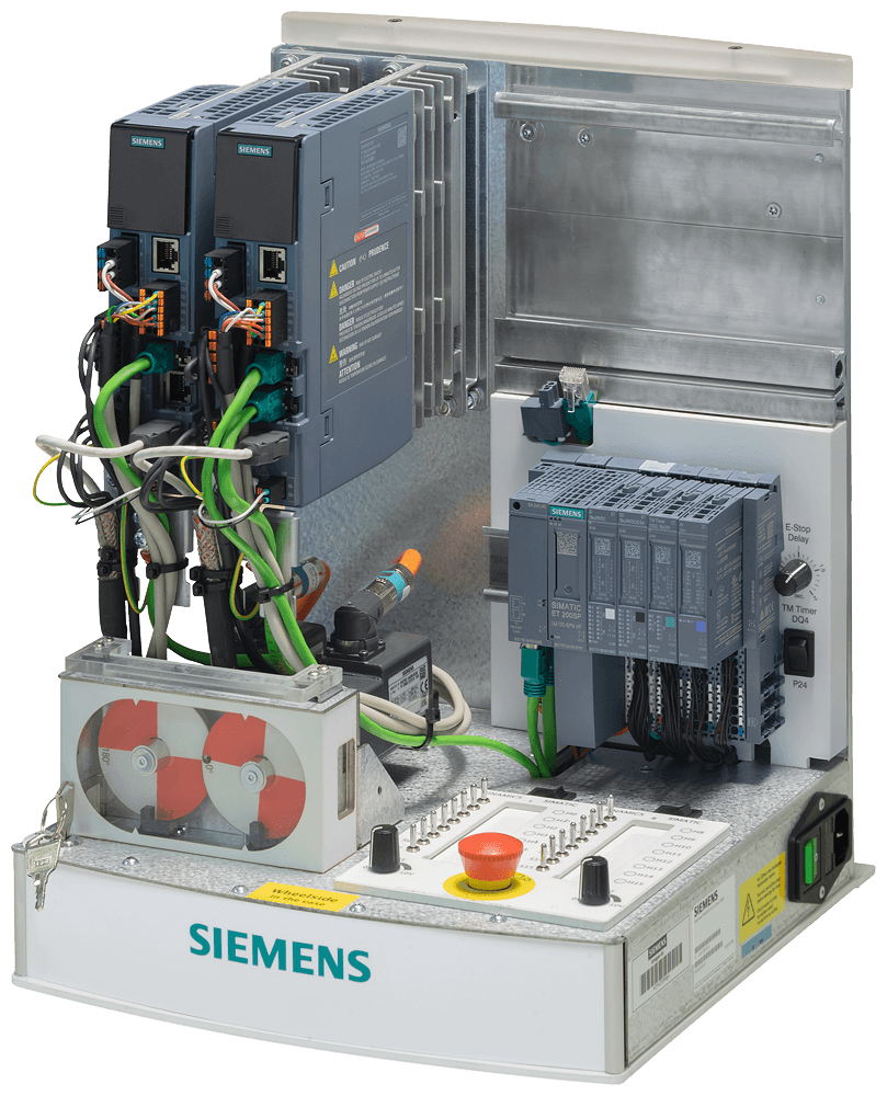 Demo case SINAMICS S210 PN 2-axis 100 W Safety Prepared for S7-1500(T) S7-1500 not in scope of delivery . by Siemens