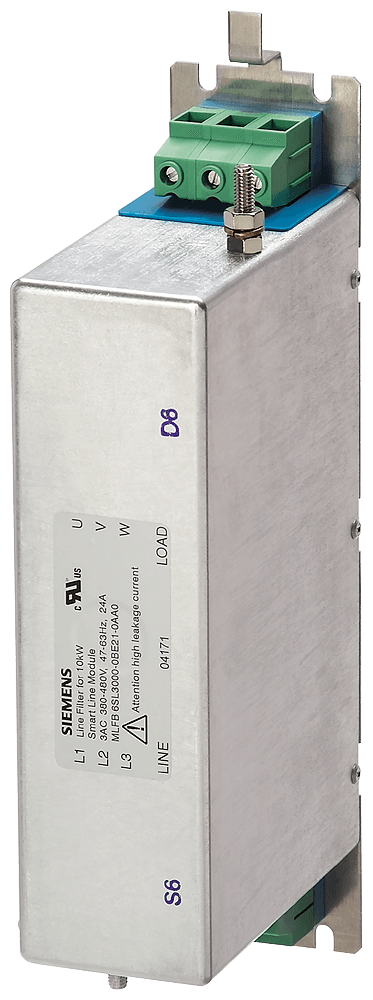 SINAMICS LINE FILTER FOR 10 KW SMART LINE MODULE INPUT: 3-PH. 380-480 V 50/60 HZ by Siemens