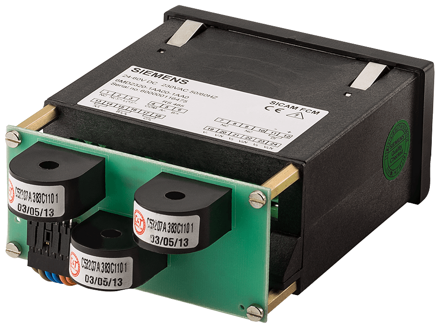 SIGNALCONVERTER FOR SICAM FCM 3 CURRENT INPUTS 1A IN 225MV LOW-POWER SIGNAL USFULL FOR 3 PHASE SENSORS OR 2 PHASE SENSORS AND 1 CORE BALLANCE SENSOR by Siemens