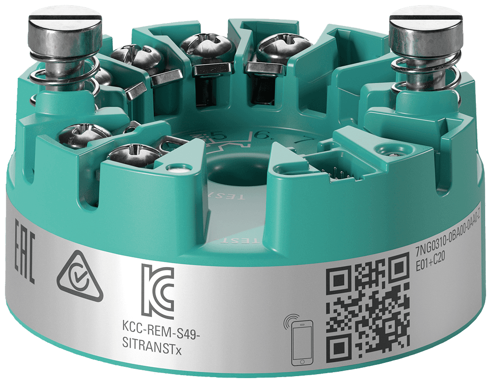 SITRANS TH320 Temperature transmitter for installation in connection head type B (DIN 43729) by Siemens