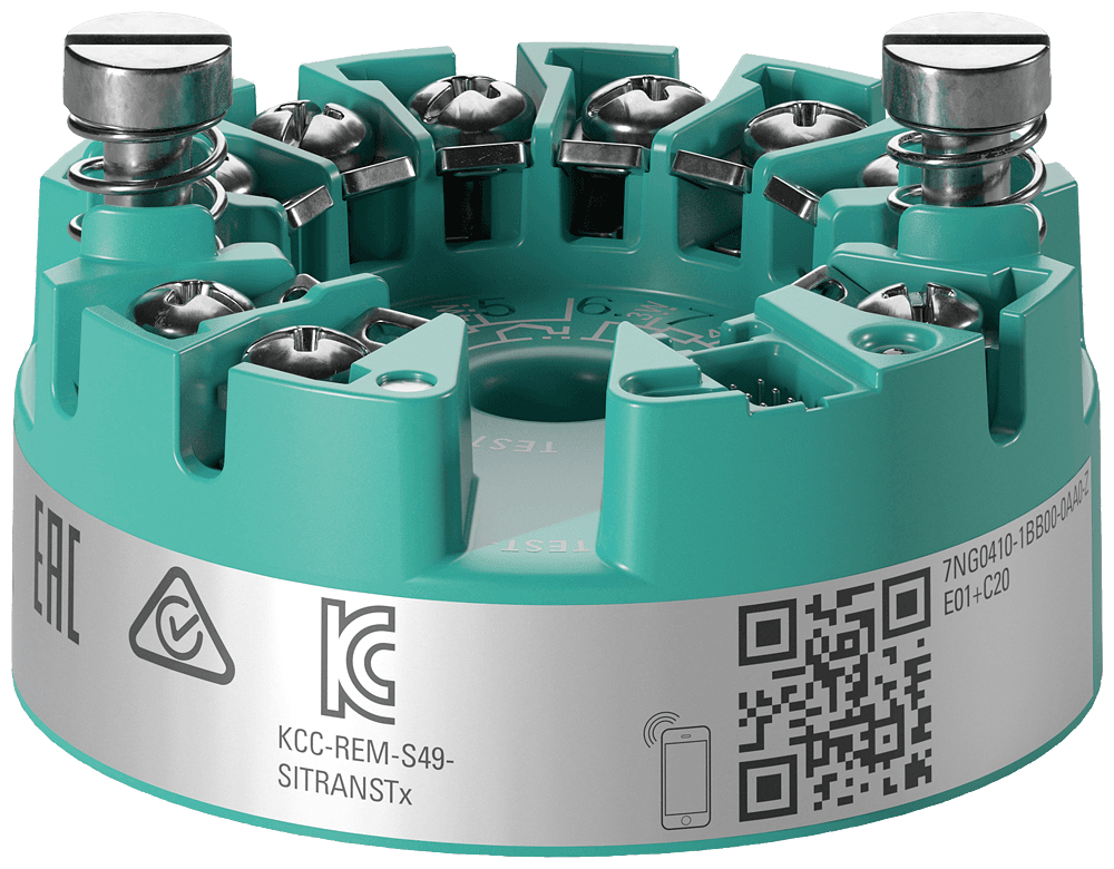 SITRANS TH420 Temperature transmitter for installation in connection head type B (DIN 43729) by Siemens
