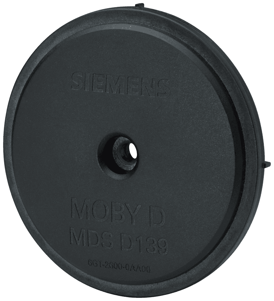 transponder MDS D139 for RF200/RF300 ISO/MOBY D heat-resistant up to +220 °C ISO 15693 chip type by Siemens