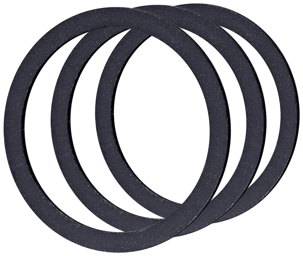 intermediate ring set 0.5 2x1 mm rings; 31 mm diameter with C thread for screwing in between lens and camera for pictures in close range. by Siemens