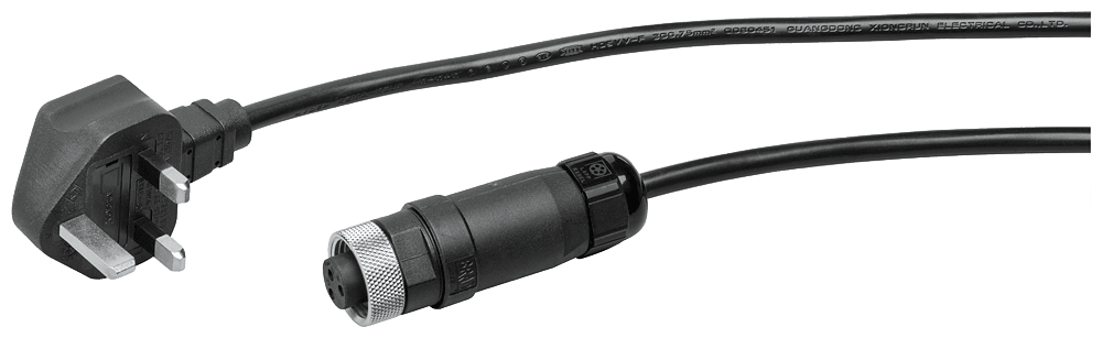 SIMATIC RF600 Power supply cable for wide-range power unit for SIMATIC RF systems plug in UK version by Siemens