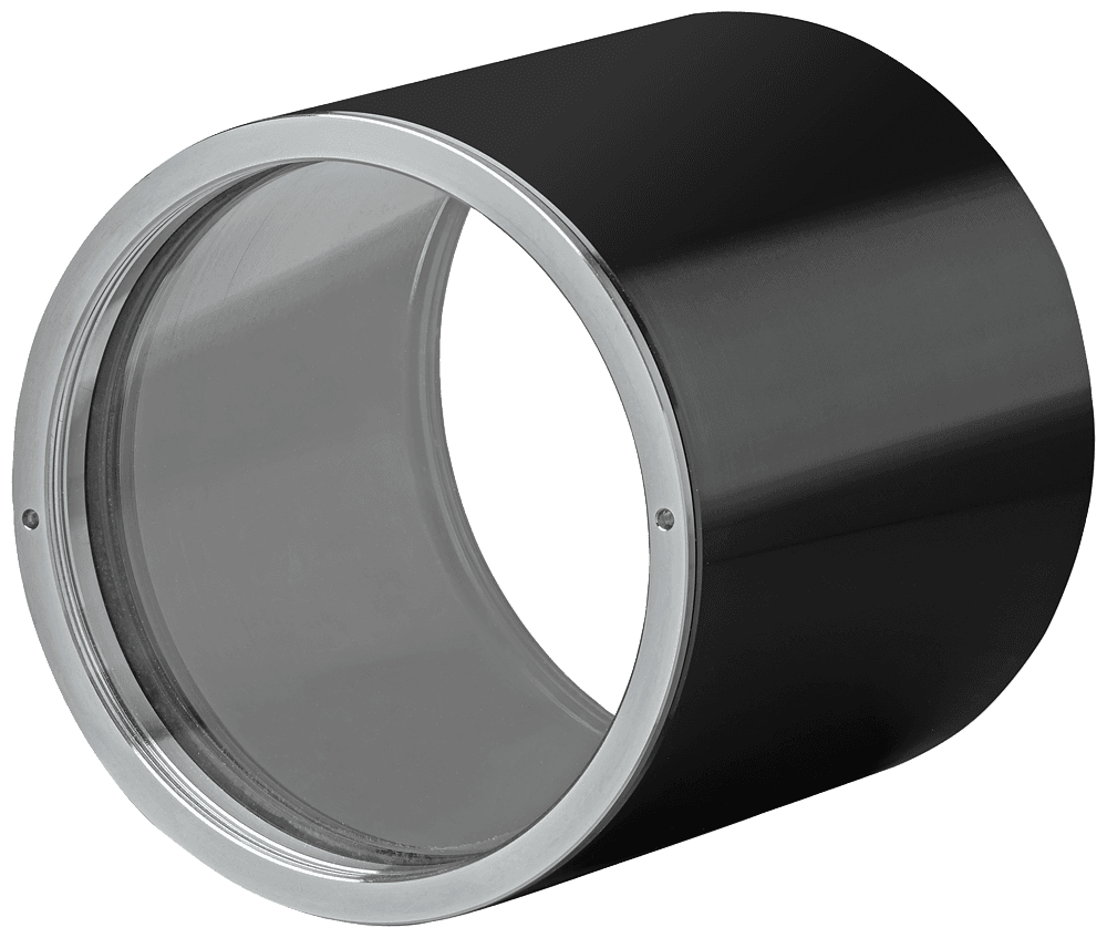 MV500 protective lens barrel PMMA Degree of protection IP67 for MV500 devices face plate: PMMA e.g. for food and beverage Enclosure: metal For lens length without/with built-in ring light 48.5 mm/23.9 mm For lens width without/with built-in ring light 60.4 mm/41.6 mm Suitable for lenses (MLFB): 6GF9001-1BL01 by Siemens
