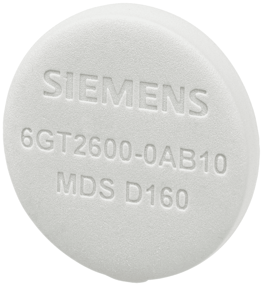 transponder MDS D160 for RF200/RF300 ISO/MOBY D heat-resistant up to +175 °C ISO 15693 chip type by Siemens