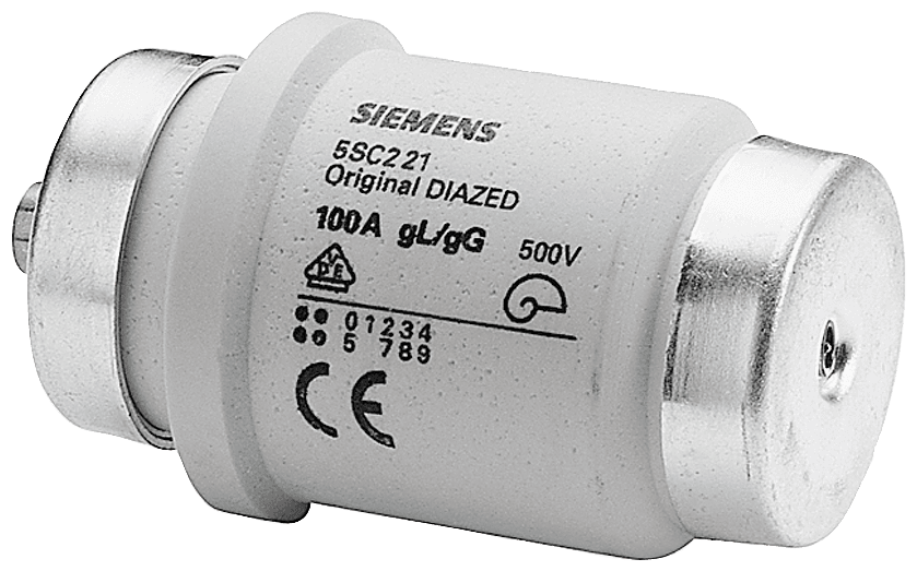 DIAZED fuse link 500 V for cable and line protection gG by Siemens