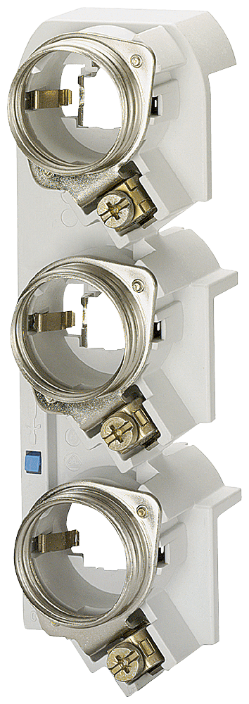 SR60 base DIAZED DIII 3-pole 690 V AC 500 V DC for Adapter screw for 5/10 mm busbar thickness with clamp-type terminals by Siemens