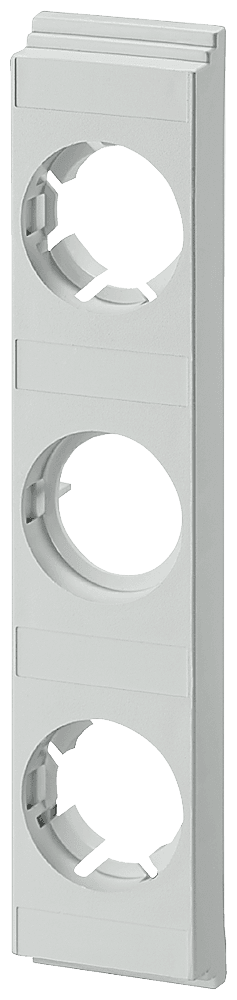 Touch protection cover ISO for bus-mounting fuse base 3-pole for busbar system 60 mm DII/25A 1-fold by Siemens