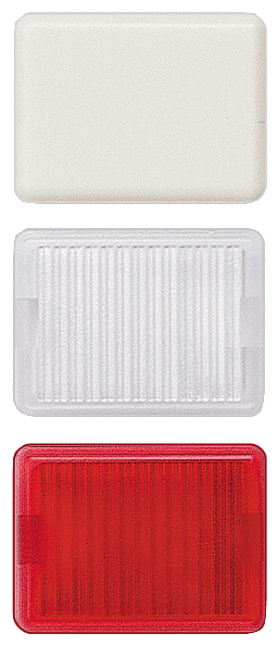 DELTA i-system Replacement window for light signal for switch and pushbutton Set 2x crystal clear by Siemens