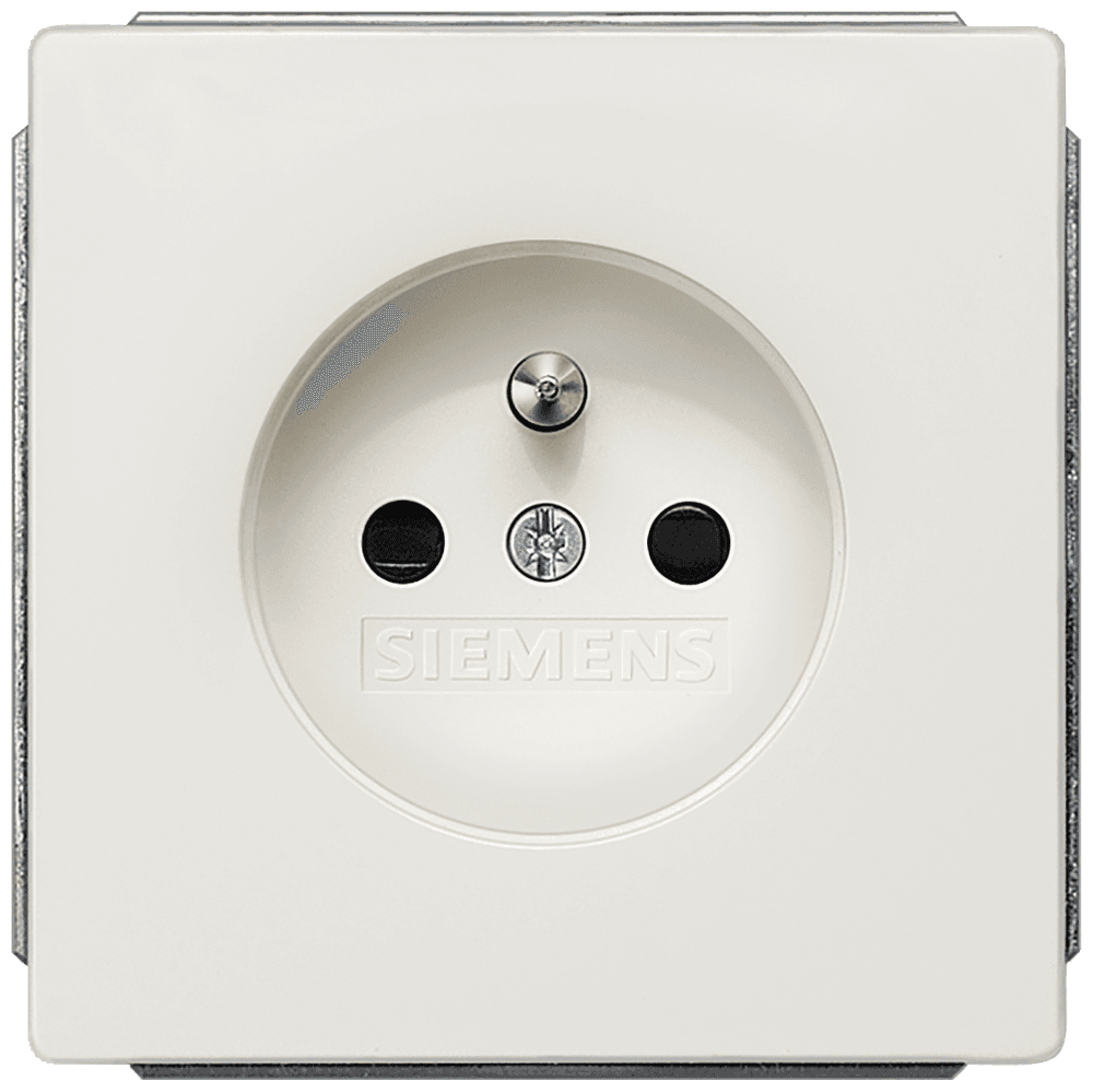 DELTA style platinum metallic SCHUKO by Siemens