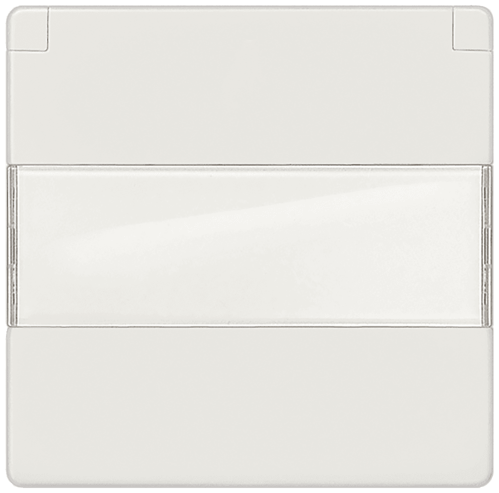DELTA i-system electrical white Cover plate with spring flap 55x 55 mm by Siemens