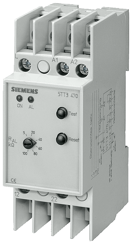 ISO monitor industry for direct voltage networks for measuring voltages up to 280 V DC by Siemens