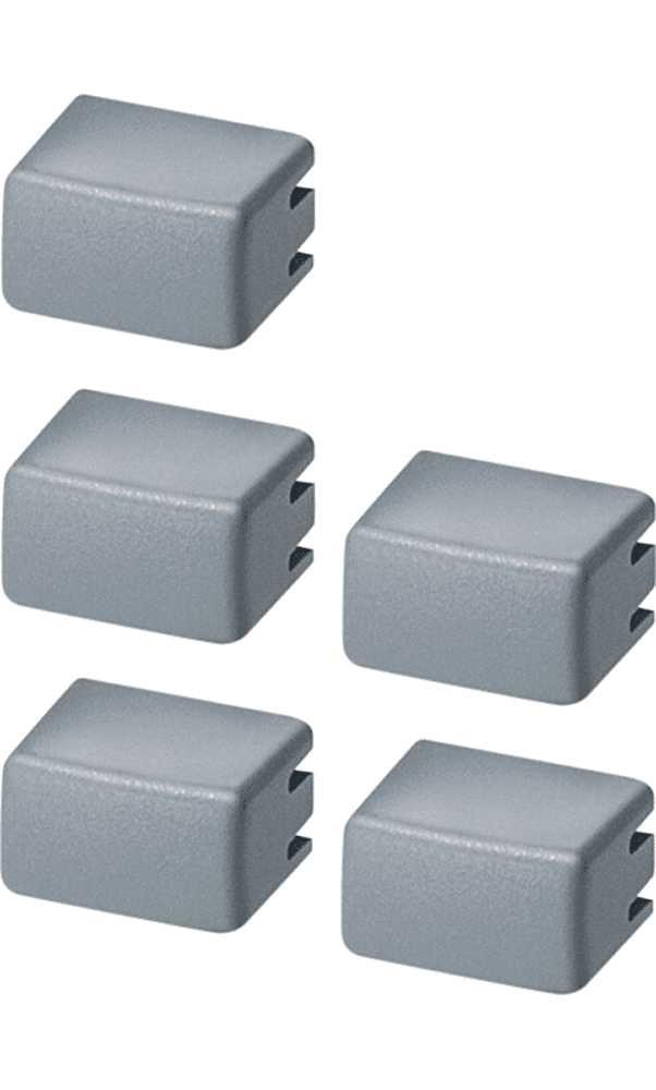Cap set for button 5TE48 Set with 5x each Gray/non-transparent by Siemens