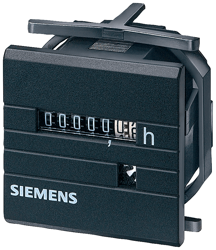 time counter 48x 48 mm 230V 50Hz AC without masking frame 55x 55 mm by Siemens