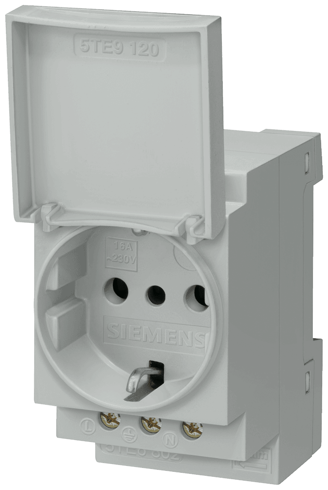 Socket outlet 16 A with cover by Siemens
