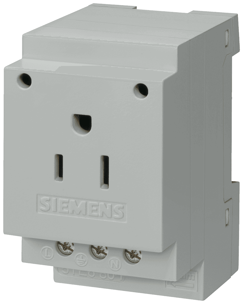 Socket outlet 15A/125V AC according to IEC 60083 by Siemens
