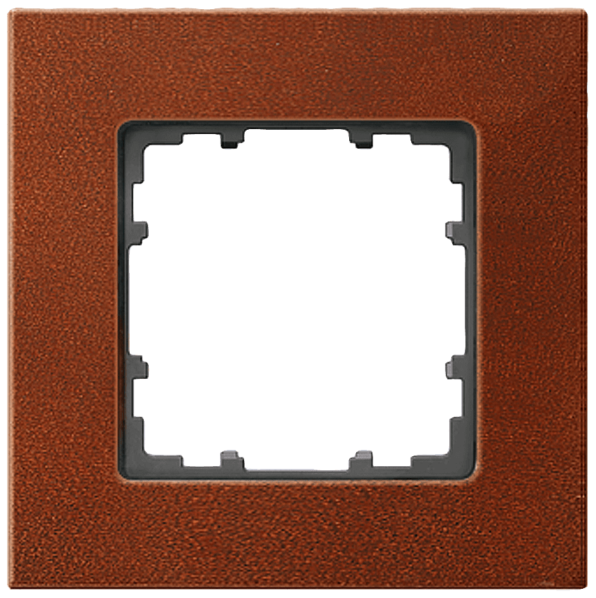 DELTA miro Frame 1-fold Authentic material wood Wood type maple red Dimensions 90x 90 mm by Siemens