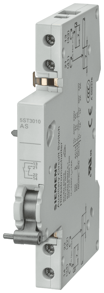 auxiliary switch 2 NO for miniature circuit breakers 5SL by Siemens