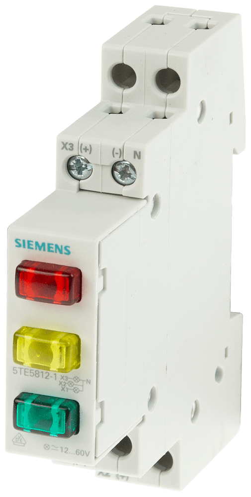 Traffic light signaling device 3 lamps 230 V red/yellow/green by Siemens
