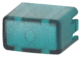 Cap set for button 5TE48 Set with 5x each green/transparent by Siemens