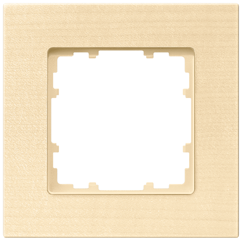 DELTA miro Frame 1-fold Authentic material wood Wood type maple Dimensions 90x 90 mm by Siemens