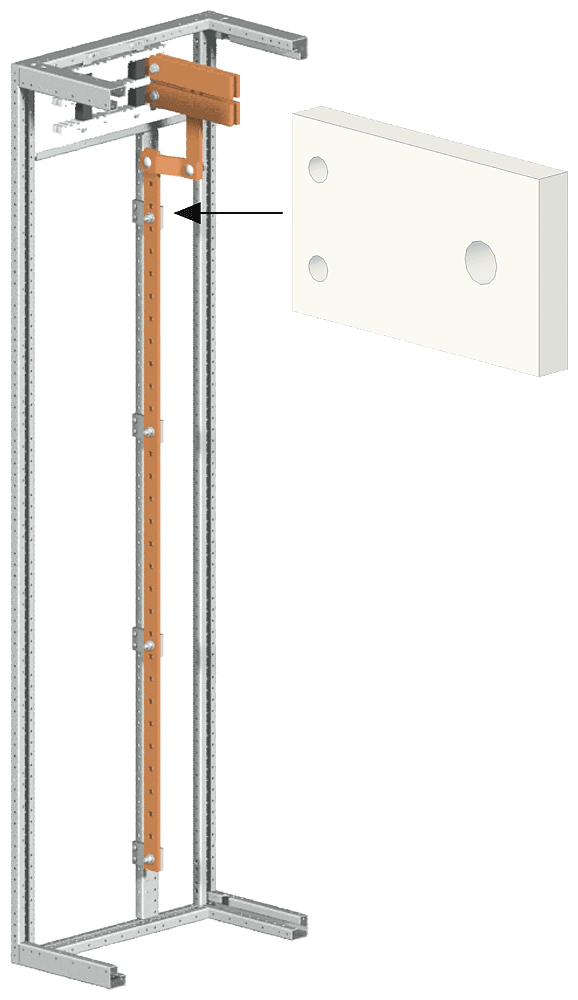Support N / PE cable compartment 1 set = 4 units by Siemens