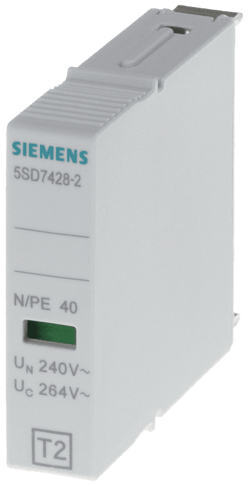 plug connector type 2 N-PE Uc 264 V AC by Siemens