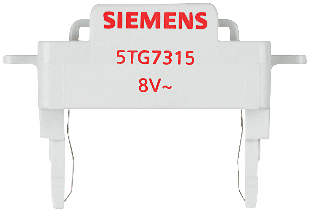 DELTA switches and pushbutton switches LED lamp insert for control function 8V/50Hz by Siemens