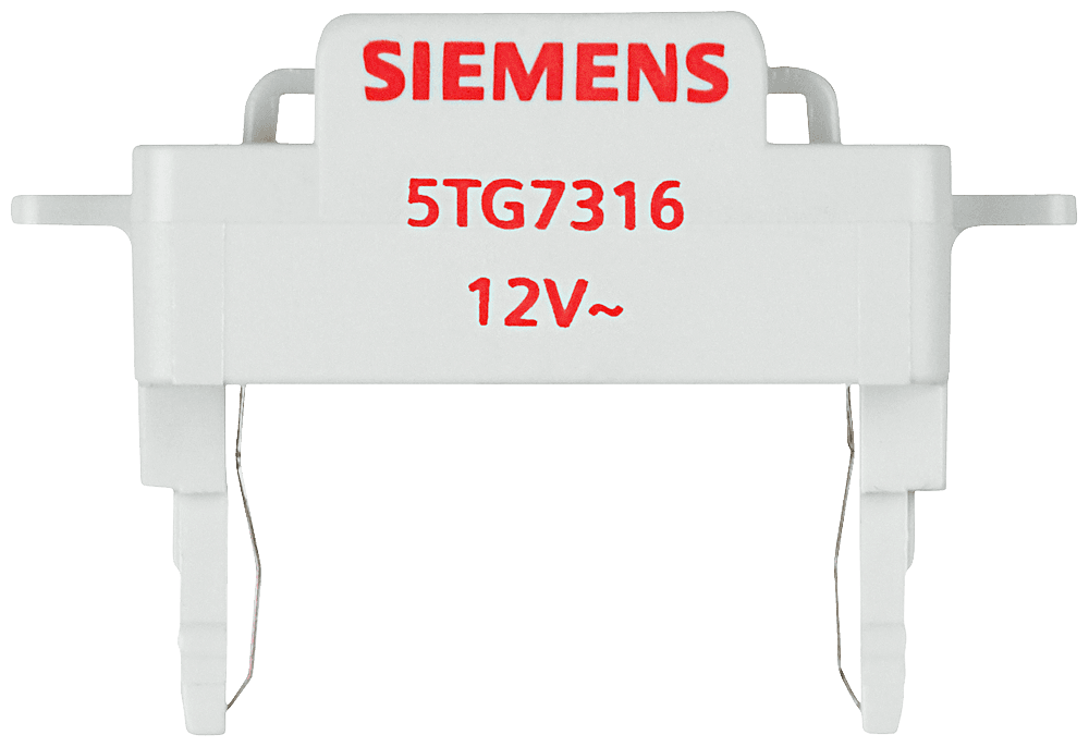 DELTA switches and pushbutton switches LED lamp insert for control function 12V/50Hz by Siemens
