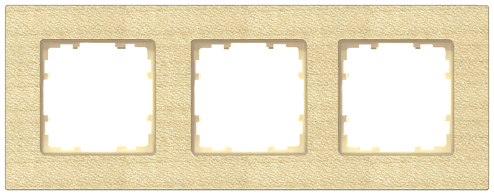 DELTA miro Frame 3-fold Authentic material wood Wood type maple Dimensions 232x 90 mm by Siemens