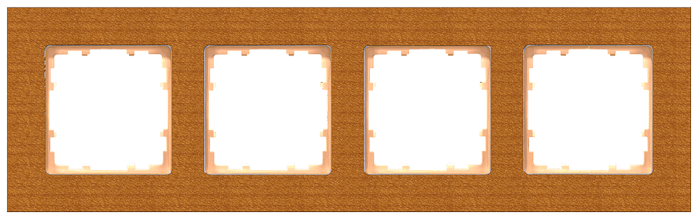 MIRO frame 4-fold wood cherry tree Color shade due to treatment by Siemens