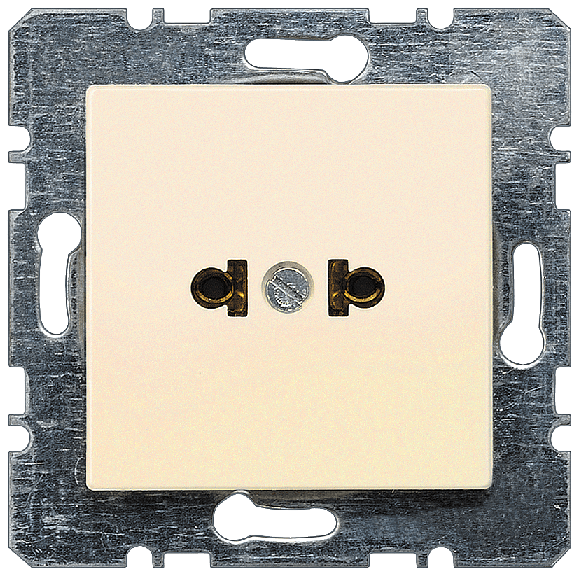 DELTA i-system electrical white Socket outlet 15A 125V American standard C73 Central plate 51x 51mm by Siemens