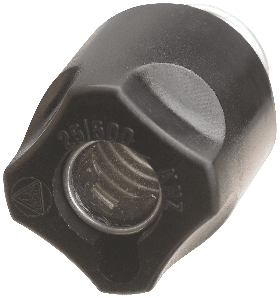 D screw cap NDZ E16 500V 25A made of molded plastic by Siemens