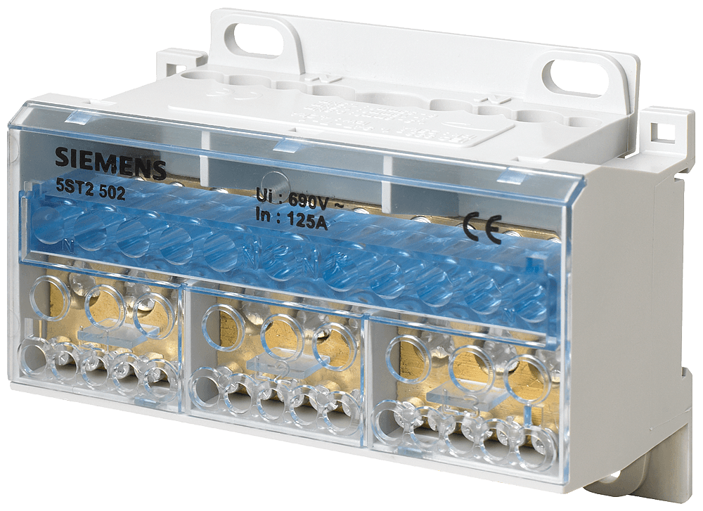 distribution block 4-pole by Siemens