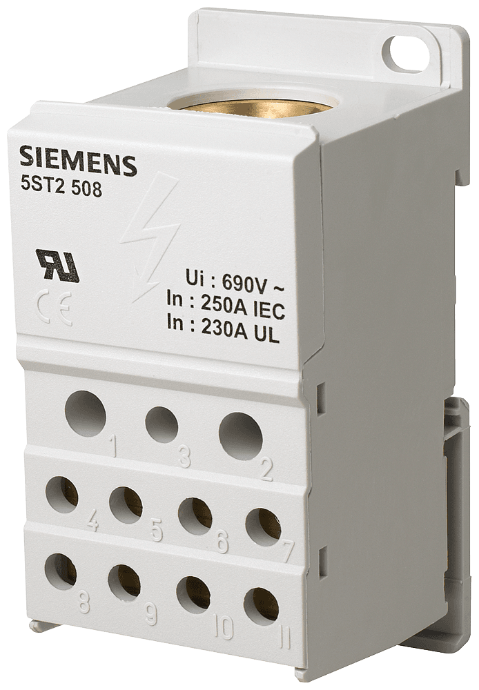 distribution block 1-pole by Siemens