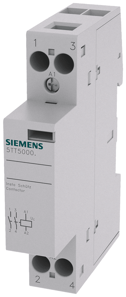 insta contactor with 2 NO contacts for 230 V AC by Siemens
