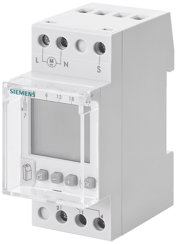 weekly time switch Astro digital 230 V 16A 1-channel 2MW by Siemens