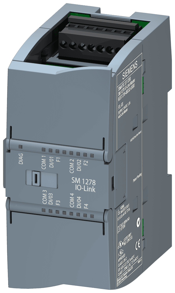 SIPLUS S7-1200 SM 1278 IO-Link based on 6ES7278-4BD32-0XB0 with conformal coating by Siemens